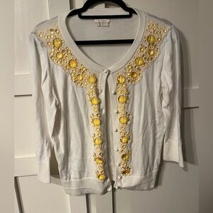 EUC.  Kate Spade Beaded Cardigan.